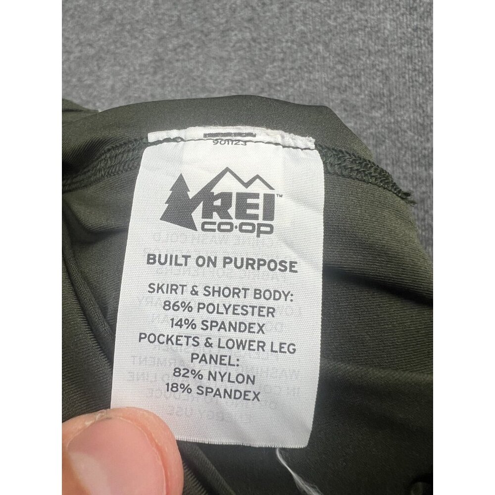 REI Two-Tone Olive Skort with Dark Olive Waistband - Picture 8 of 8